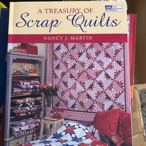 Red and White Scrap Quilt Book